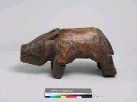 藏品(木刻動物像（豬）)的圖片